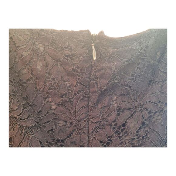 Miusol Women Chiffon Lace V Neck Cap Sleeve Empire Evening Party Long Dress XXL - Picture 4 of 16